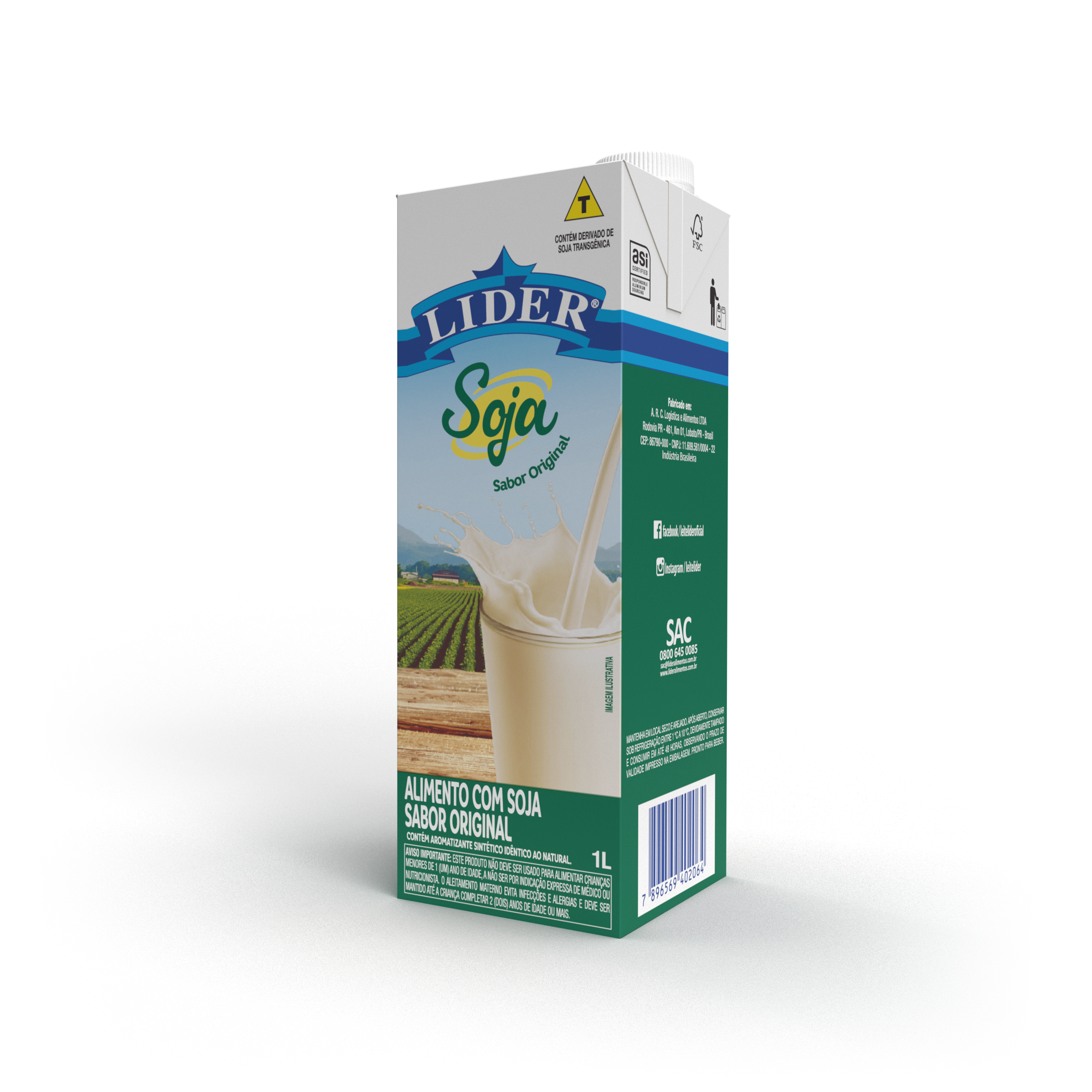 Alimento de Soja UHT Original 1 L