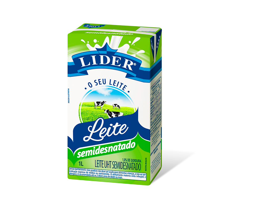 Leite UHT Semidesnatado 1L