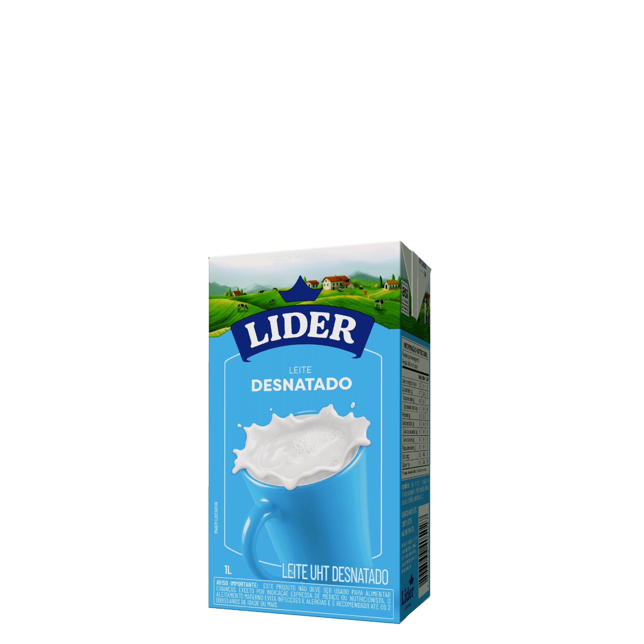 Leite UHT Desnatado 1L