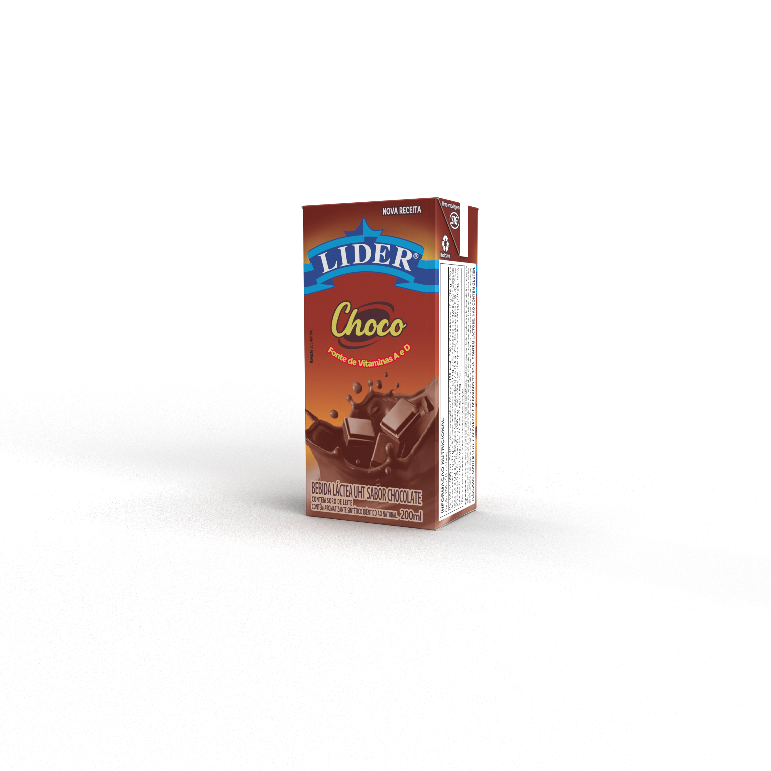 Bebida Láctea Sabor Chocolate 200ml